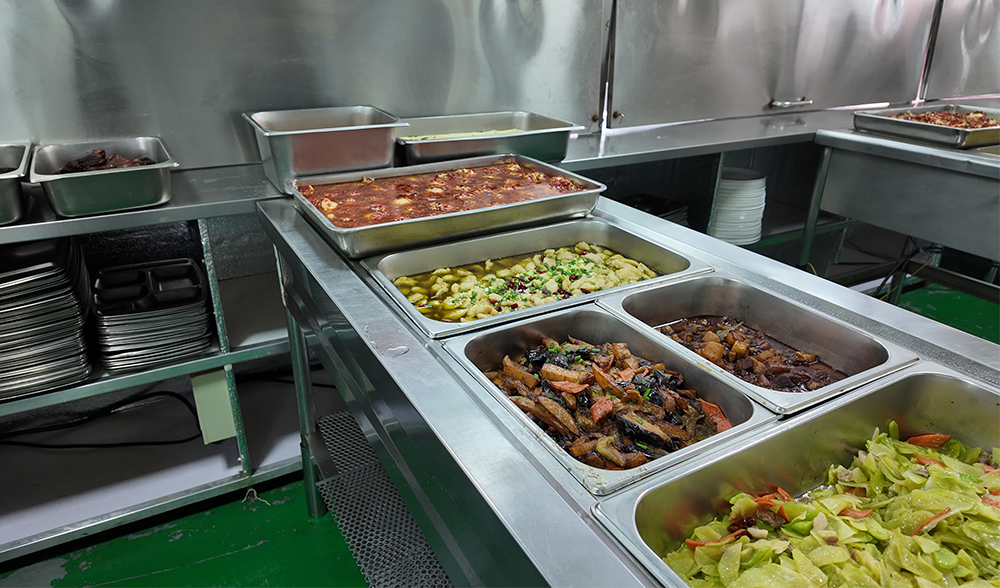 可口的食堂饭菜